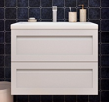 Мебель для ванной Art&Max Platino 75 см белый матовый