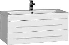 Мебель для ванной Aquanet Нота 100 см камерино, белый