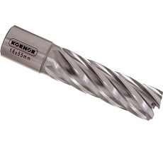 Сверло корончатое HSS (18х55 мм; Weldon 19) KORNOR 10350018