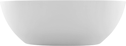 Ванна из искусственного камня Allen Brau Solid Stone Krion Oval 170x80 белый матовый 2.35003.21