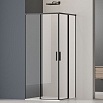 Душевой уголок Vincea Soft 2 VSS-3SO2800CLB 80x80 черный, прозрачное