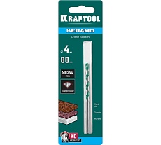 Сверло по керамограниту Kraftool Keramo 4x80 мм 29175-080-4