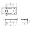 Акриловая ванна Am.Pm X-Joy W94A-120-070W-A 120x70 см