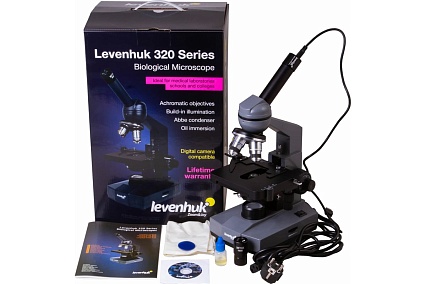 Цифровой монокулярный микроскоп Levenhuk D320L BASE, 3 Мпикс 73812