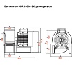 Радиальный вентилятор одностороннего всасывания BVN OBR 140M-2K