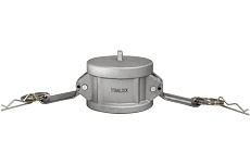 Камлок тип DC TITAN LOCK серия EcoLine заглушка для ниппеля 1 1/2, AISI304, TL150DCSS-EL