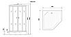 Душевая кабина Niagara Premium NG- 6001-01D 90x90 низкий поддон 16 см