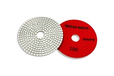 Круг алмазный гибкий шлифовальный АГШК ES 100x3 мм, №100 кварц wet TECH-NICK 111.120.8144