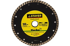 Круг отрезной алмазный PROFI (180х22.2 мм) для УШМ Stayer 3662-180_z01