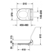 Крышка-сиденье Duravit Starck 3 610001002000300 SensoWash