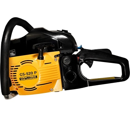 Бензопила цепная бензиновая Partner For Garden GS 520 P (3,5 л.с, мощность 2,4 кВт, объем двигателя 49,3 см3 , длина шины 20" - 50 см) ( ШК ) 5580