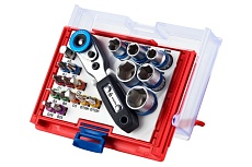 Набор вставок бит 1/4, TORX, HEX, PZ, PH, SLOT, 20 предметов Мастак 058-10020C