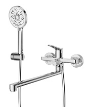 Смеситель универсальный Belbagno UNIQUE-VASM-L-CRM хром