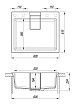 Кухонная мойка Florentina Ривьера 60 см черный, 20.490.D0600.102