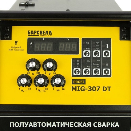 Сварочный полуавтомат Барсвелд Profi MIG-307 DT 380 В, комплект СВ000016718