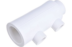 Коллектор Blue Ocean полипропилен 2 отвода - 40х20х2 осевое - 57мм PPRF/FCEUM-01(W)-40х20х2