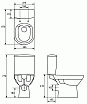 Унитаз Cersanit City CleanOn KO-CIT011-3/5-COn-S-DL