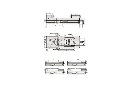 Тиски прецизионные Kurt модель Kurt-DX100 OCT-Kurt-DX100
