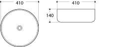 Раковина Art&Max AM-78170 41 см белый