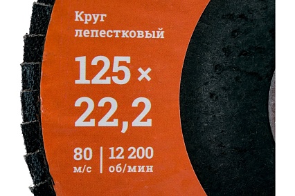 Круг лепестковый (125x22.2 мм; P100) Gigant G-11038