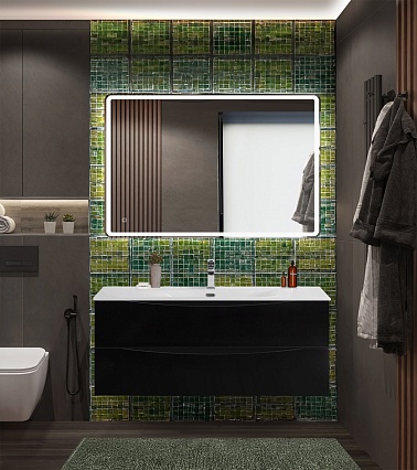 Тумба с раковиной BelBagno Marino-Cer-N 120 см