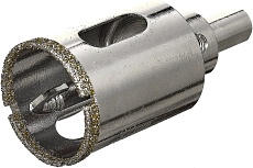 Коронка алмазная по керамике и стеклу 32 мм с центрирующим сверлом TGS (цилиндрический хвостовик 8мм) TORGWIN T432945