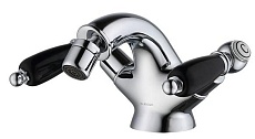 Смеситель для биде Caprigo Adria-Classic Black 03B-530-CRM хром/черный