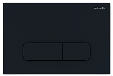 Кнопка смыва Aquatek KDI-0000017 матовый черный
