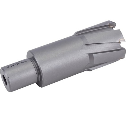 Сверло корончатое HM по металлу (33х50/88 мм; Weldon 19) D.BOR CD-HM-050-033-W