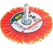 Корщетка-колесо (75 мм; нейлон) для дрелей FIT IT 38607