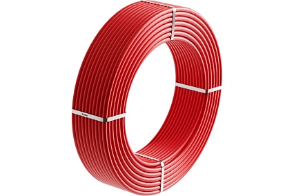 Труба для теплого пола Kalde pe-rt, 16x2.0, бухта 200 м, красный, тип II, класс А, 10 бар, TS EN ISO 22391-2, 3752-prb-162020