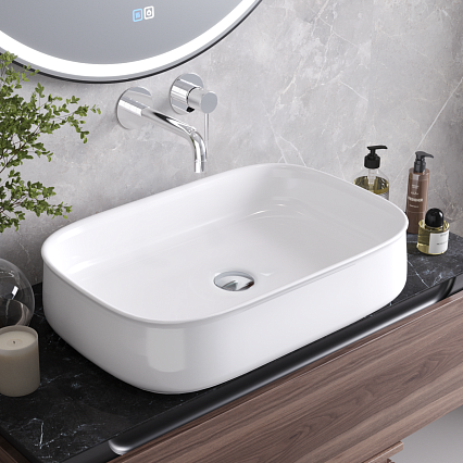 Раковина Cezares CZR-6582 56 см белый