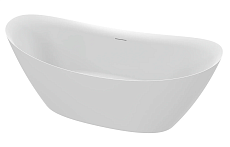 Акриловая ванна AQUAme AQM3504MW 167x75 см белый матовый