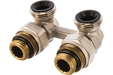 Угловой узел Watts нижнего подключения радиаторов ECK 10001886