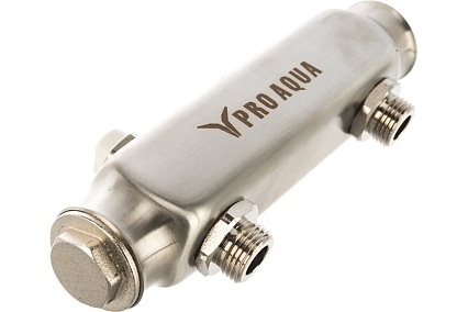 Коллектор PRO AQUA с межосевым расстоянием 100 мм, 2 выхода, 180 мм, 1x1/2 S520MB.02
