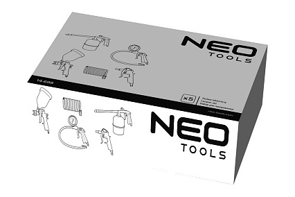 Набор пневмоинструмента Neo Tools 5 предметов 14-699