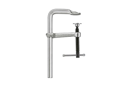 Струбцина BESSEY цельнометаллическая 500/120, 6 кН, Т-ручка BE-GZ50K