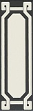 Бордюр Ceramiche Grazia Old England List Black Dover 6x20 см, OELDB1