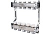 Коллекторный блок с ручным регулировочным клапаном Valtec 1х3 выхода Евроконус 3/4 VTc.582.EMNX.0603