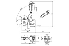 Вертикальный механический прижим KUKAMET S211-3