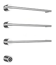 Полотенцесушитель электрический AQUAme AQM3143CR хром