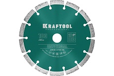 Диск алмазный сегментный по железобетону и бетону Kraftool Universal 180х22 мм 36680-180