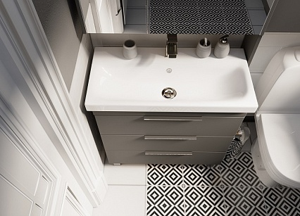 Тумба с раковиной 1MarKa Gaula 80 см