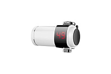 Проточный нагреватель с дисплеем Aquakratos без УЗО, белый, 3 кВт 31DY34