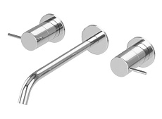 Смеситель для раковины Cezares LEAF-BLI3L-20-L-01-W0 хром