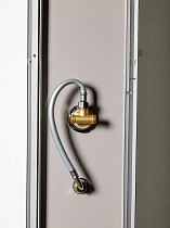 Душевая кабина WeltWasser WW500 WERRA XL 1001 100x100 хром, прозрачное 10000014048