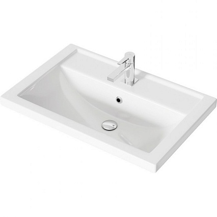 Тумба с раковиной Grossman Нео 80 см два ящика