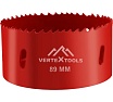 Коронка биметаллическая по металлу 89 мм Vertextools 2525-89