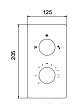 Смеситель для душа RGW Shower Panels SP-42-01 с внутр.частью