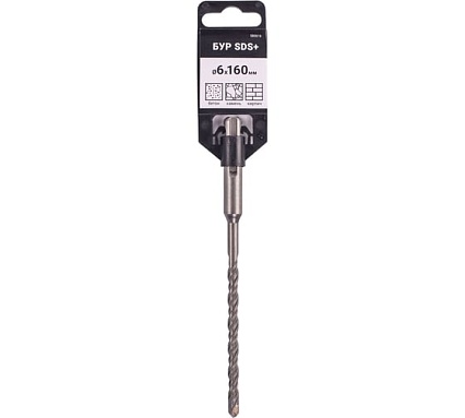Бур по бетону для перфоратор 6x160 мм, SDS-plus VIRA 580616